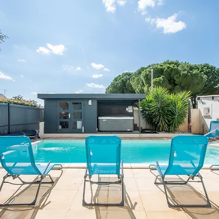 Apartment La Costiere - Independants - Espace Piscine Jacuzzi *
