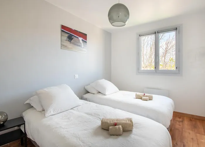 公寓 La Costiere - Independants - Espace Piscine Jacuzzi 吕内尔