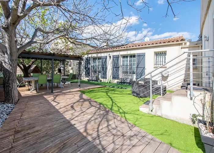 La Costiere - Independants - Espace Piscine Jacuzzi 公寓 吕内尔